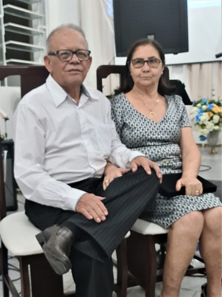 Pastor Melqui e sua esposa Dona Olita